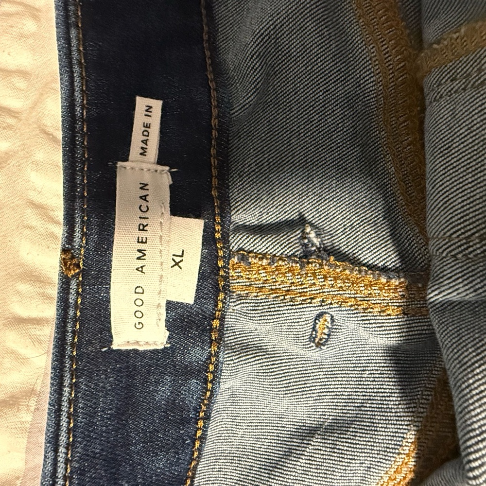 Good American Dark Blue Indigo Jeans